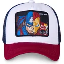 cepice-zaoblena-bila-snapback-civil-war-war1-kapitan-amerika-a-iron-man-marvel-comics-capslab