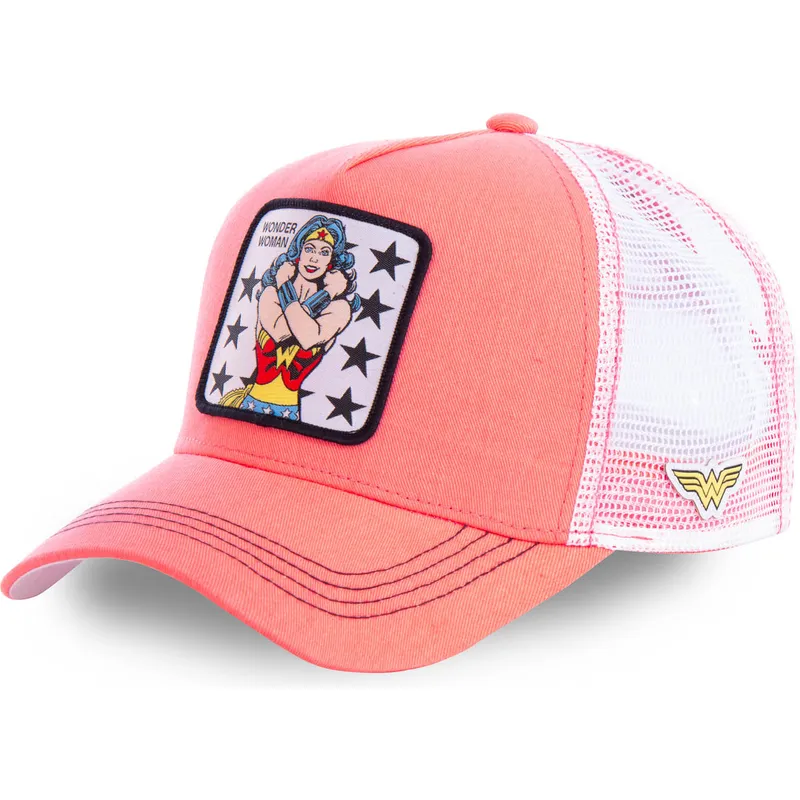 trucker-cap-rosa-wonder-woman-won3-dc-comics-von-capslab