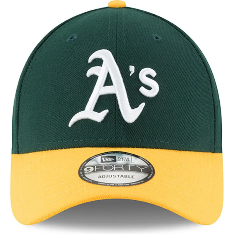 cepice-zaoblena-zelena-nastavitelny-9forty-the-league-oakland-athletics-mlb-new-era