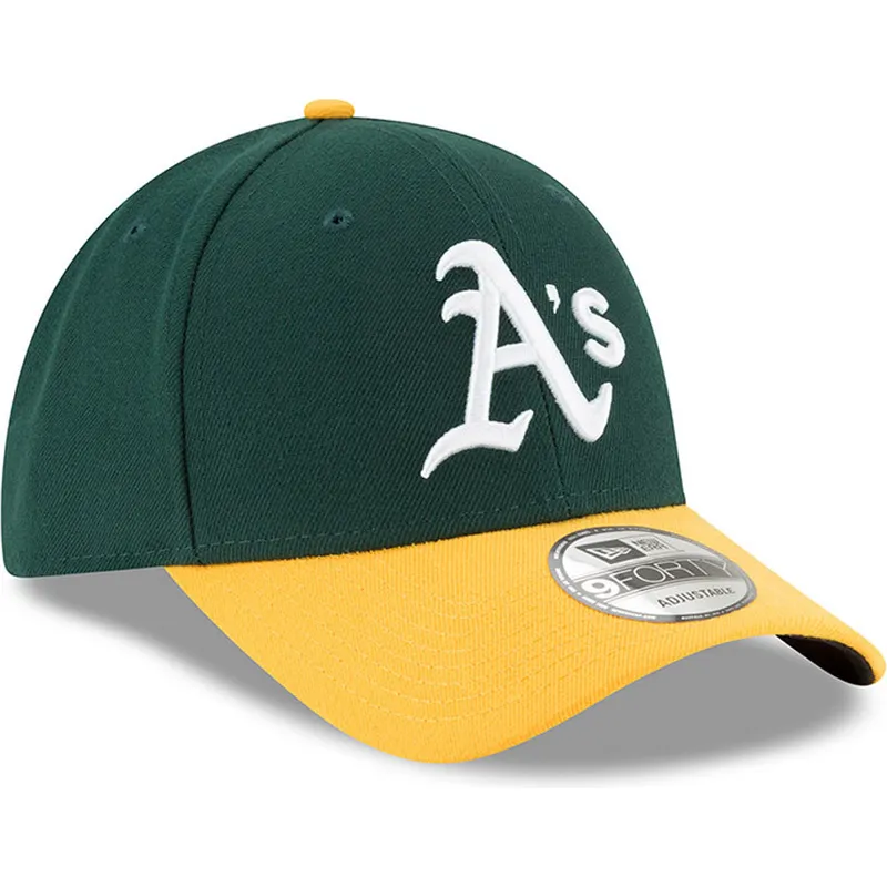 cepice-zaoblena-zelena-nastavitelny-9forty-the-league-oakland-athletics-mlb-new-era
