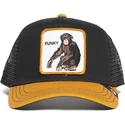 trucker-cap-schwarz-und-gelb-affe-banana-shake-von-goorin-bros