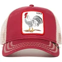 cepice-zaoblena-cervena-snapback-rooster-the-farm-goorin-bros