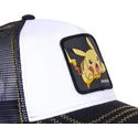cepice-zaoblena-bila-snapback-pik5-pikachu-pokemon-capslab
