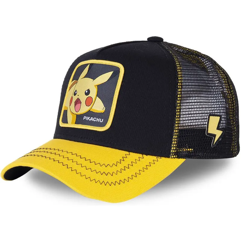 cepice-zaoblena-cerna-snapback-pik6-pikachu-pokemon-capslab