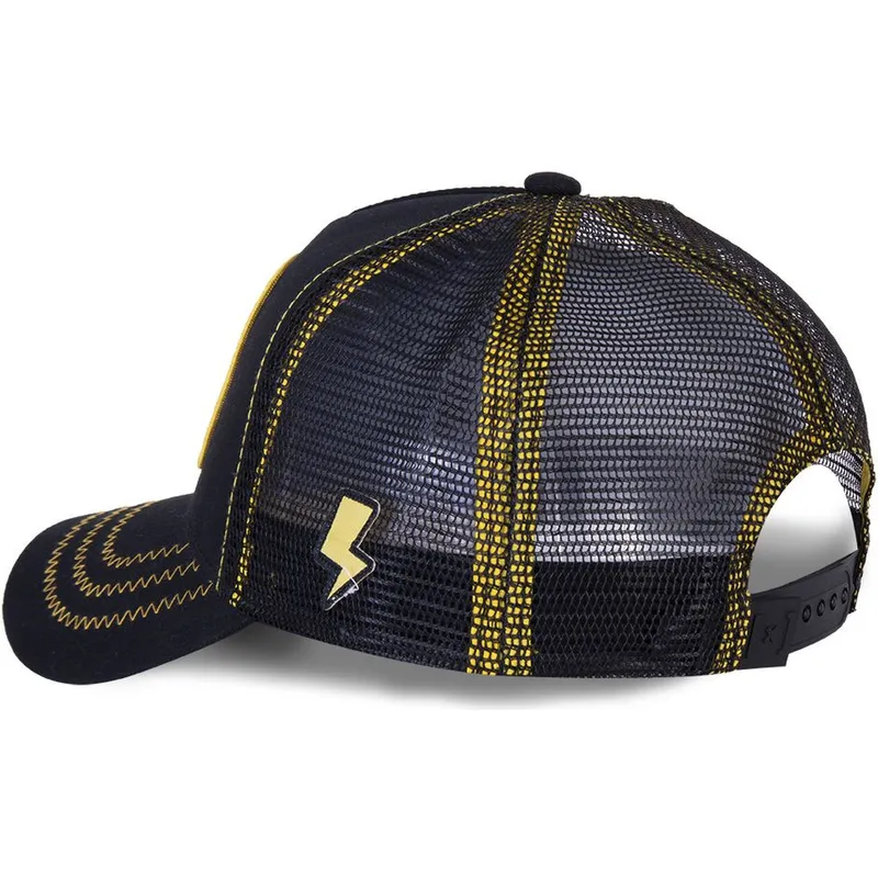 cap-zaoblena-black-snapback-pikachu-pokemon-capslab