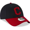 cepice-zaoblena-namornicka-modra-nastavitelny-9forty-the-league-cleveland-indians-mlb-new-era