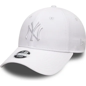Čepice zaoblená bílá nastavitelný pásek 9FORTY League Essential New York Yankees MLB New Era
