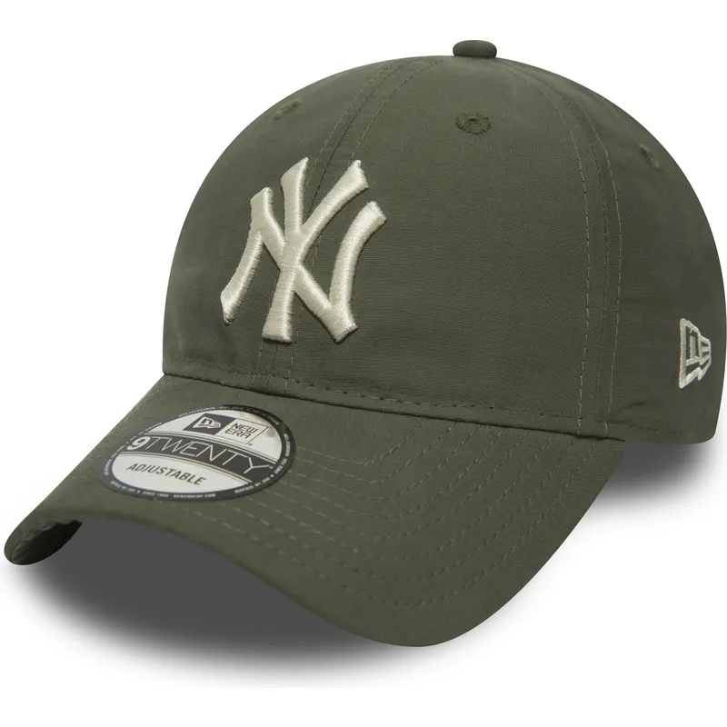 cepice-zaoblena-zelena-nastavitelny-9twenty-nylon-packable-new-york-yankees-mlb-new-era
