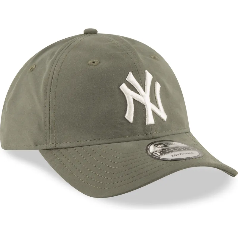 cepice-zaoblena-zelena-nastavitelny-9twenty-nylon-packable-new-york-yankees-mlb-new-era