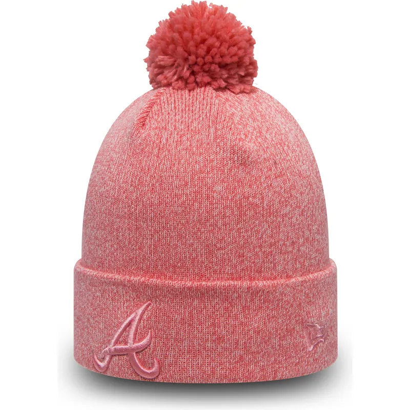 cepice-pompon-ruzova-cuff-knit-essential-bobble-atlanta-braves-mlb-new-era cepice-pompon-ruzova-cuff-knit-essential-bobble-atlanta-braves-mlb-new-era