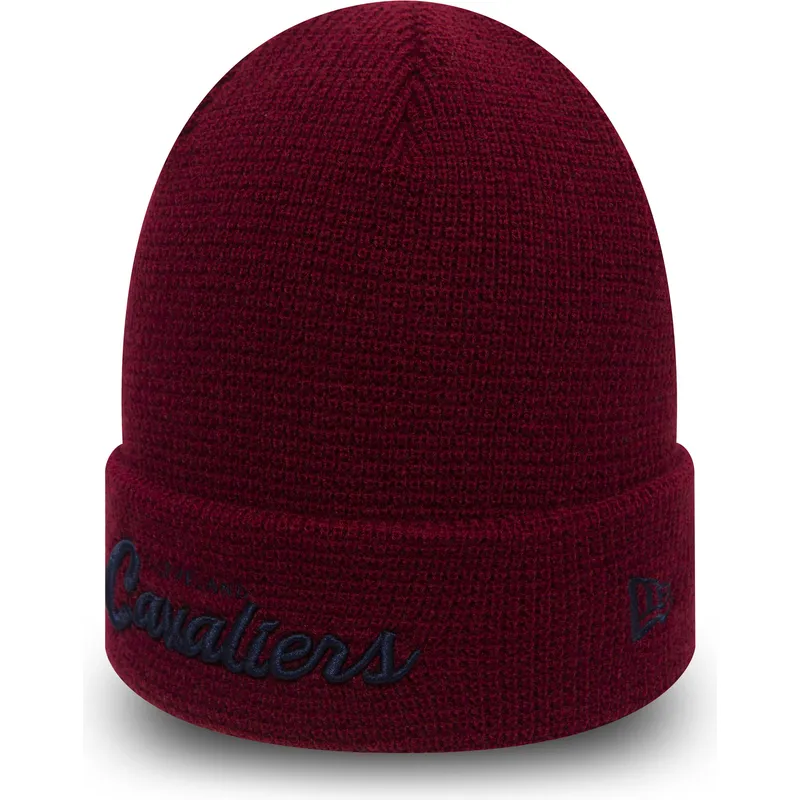 cepice-cervena-cuff-knit-waffle-cleveland-cavaliers-nba-new-era