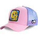 cepice-zaoblena-ruzova-snapback-twe1-tweety-looney-tunes-capslab