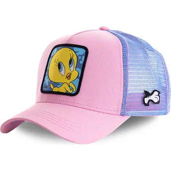 cepice-zaoblena-ruzova-snapback-twe1-tweety-looney-tunes-capslab