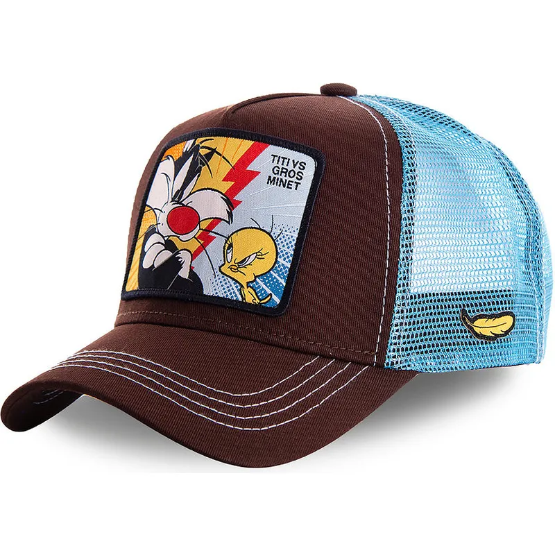 cepice-zaoblena-hneda-snapback-vs-tvg1-sylvester-a-tweety-looney-tunes-capslab