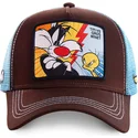 cepice-zaoblena-hneda-snapback-vs-tvg1-sylvester-a-tweety-looney-tunes-capslab