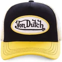 cepice-zaoblena-zluta-snapback-col-bla-von-dutch