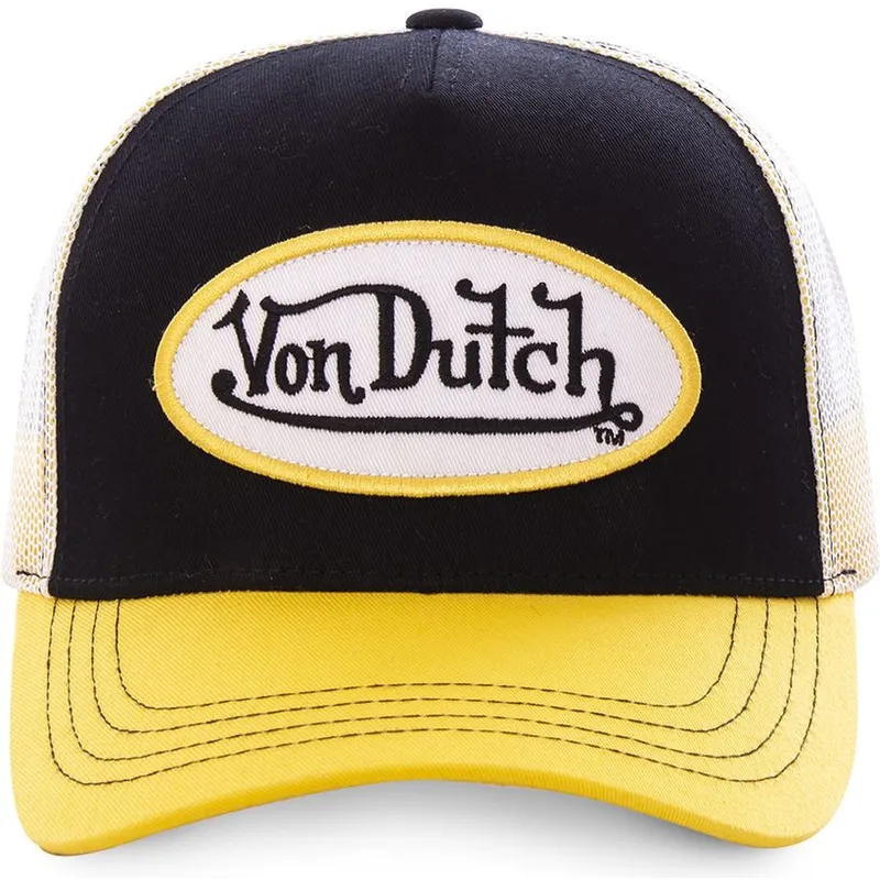 cepice-zaoblena-zluta-snapback-col-bla-von-dutch
