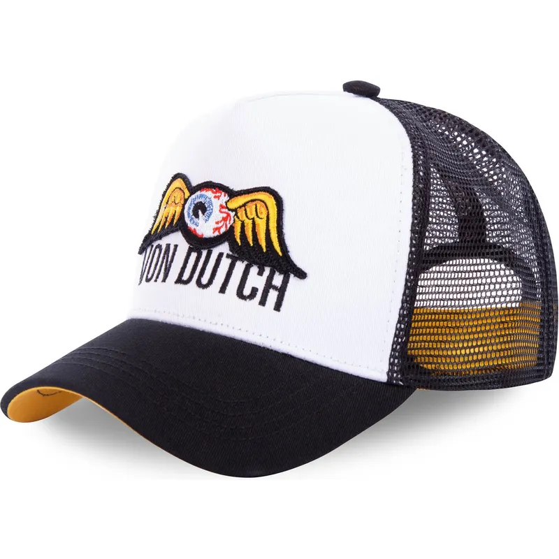 cap-zaoblena-white-snapback-von-dutch