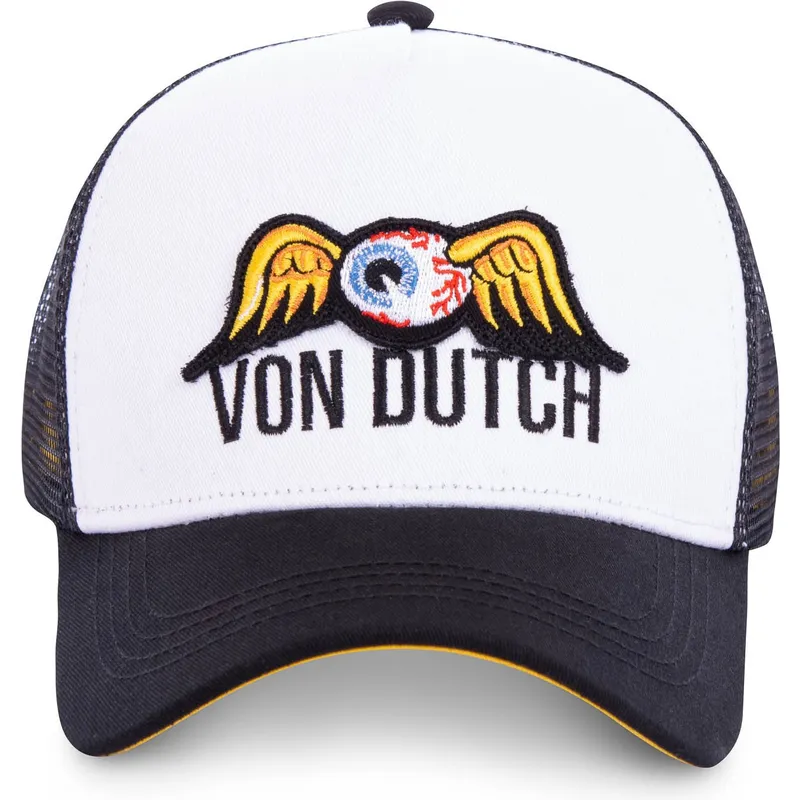 cap-zaoblena-white-snapback-von-dutch