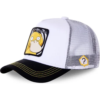 cepice-zaoblena-bila-snapback-psy3-psyduck-pokemon-capslab