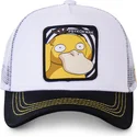 capslab-pokemon-psyduck-psy3-weiss-schwarze-trucker-kappe