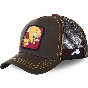 cepice-zaoblena-zelena-snapback-tit2-tweety-looney-tunes-capslab