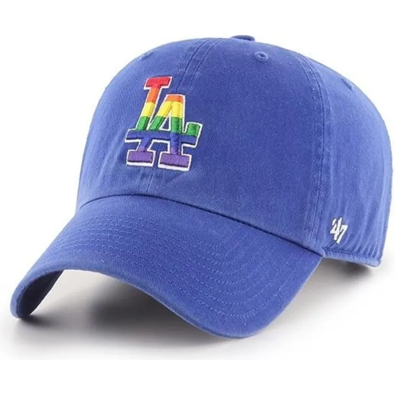 cepice-zaoblena-modra-nastavitelny-los-angeles-dodgers-mlb-47-brand