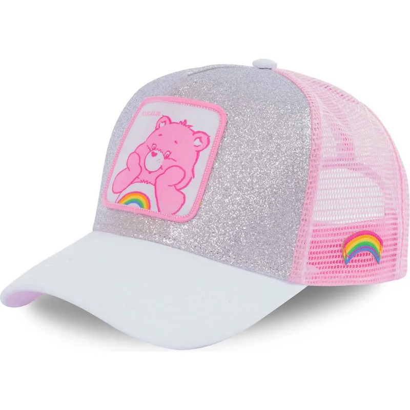 cepice-zaoblena-seda-snapback-rosa-purpurina-cal-veselka-starostlivi-medvidi-capslab
