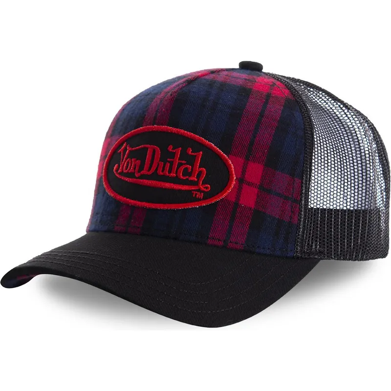 cepice-zaoblena-cerna-snapback-estampado-cuadros-carb2-von-dutch cepice-zaoblena-cerna-snapback-estampado-cuadros-carb2-von-dutch
