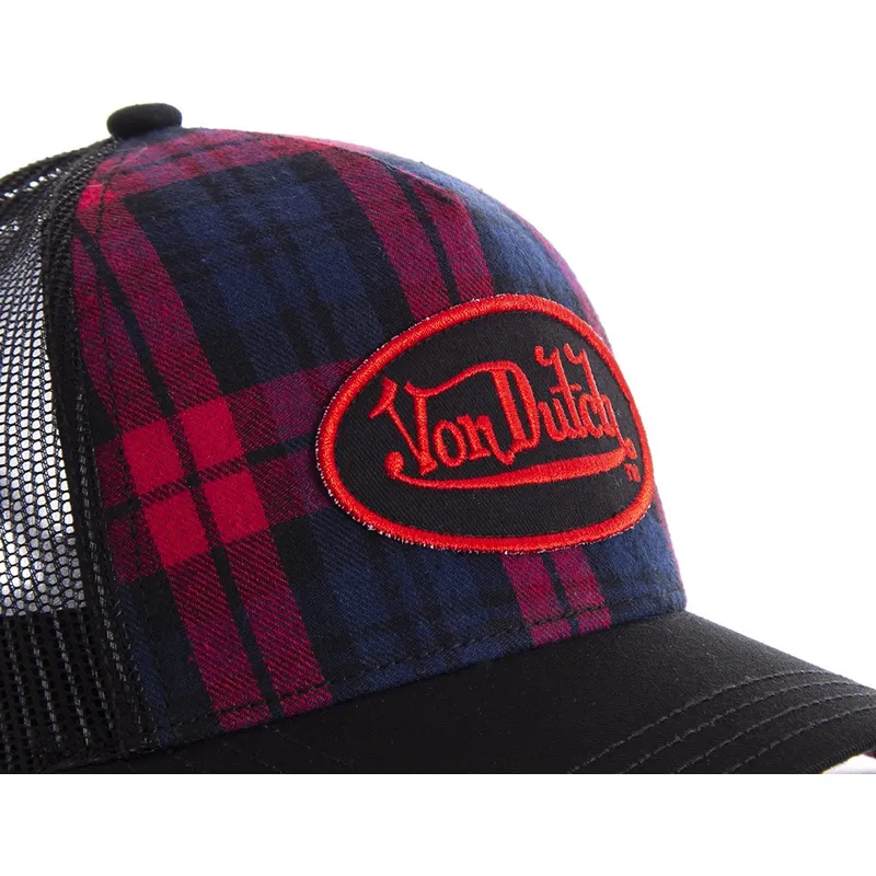 cepice-zaoblena-cerna-snapback-estampado-cuadros-carb2-von-dutch cepice-zaoblena-cerna-snapback-estampado-cuadros-carb2-von-dutch