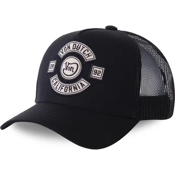 Cap zaoblená black snapback Von Dutch