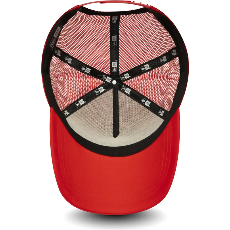 cepice-zaoblena-cervena-snapback-a-frame-usa-patch-california-new-era cepice-zaoblena-cervena-snapback-a-frame-usa-patch-california-new-era
