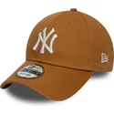 cepice-zaoblena-hneda-nastavitelny-trigo-9forty-league-essential-new-york-yankees-mlb-new-era