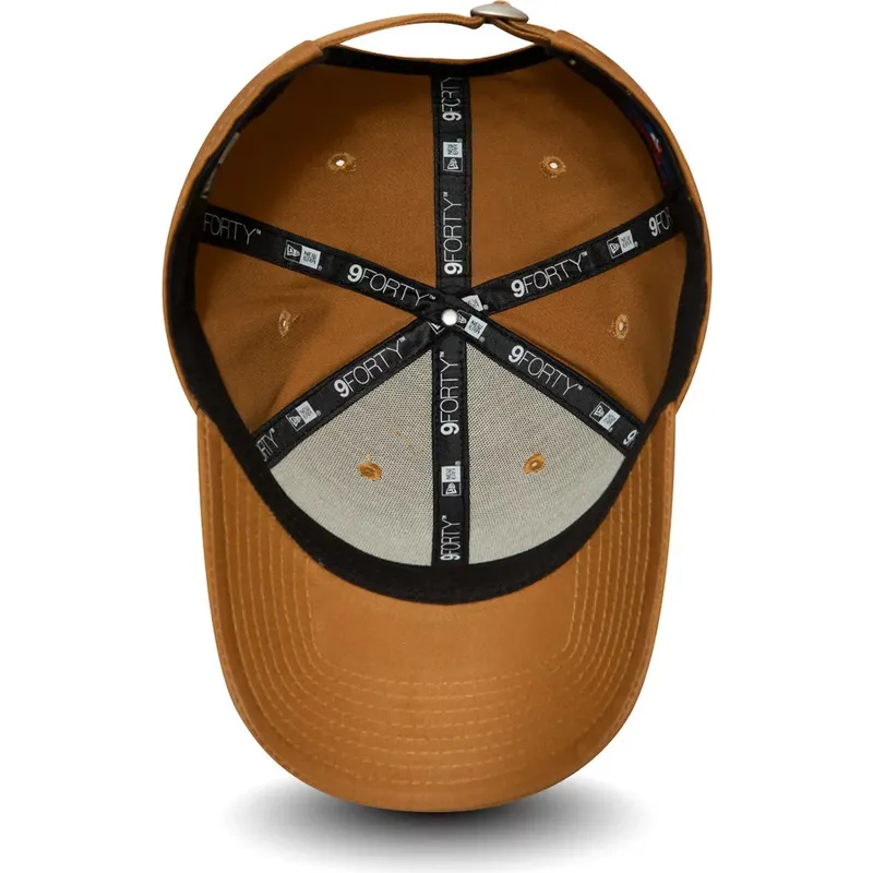 cepice-zaoblena-hneda-nastavitelny-trigo-9forty-league-essential-new-york-yankees-mlb-new-era