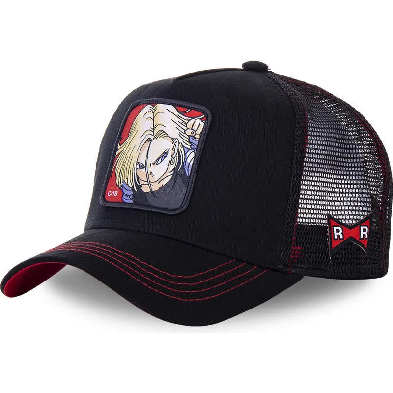 cepice-zaoblena-cerna-snapback-androide-c18b-c-18-dragon-ball-capslab