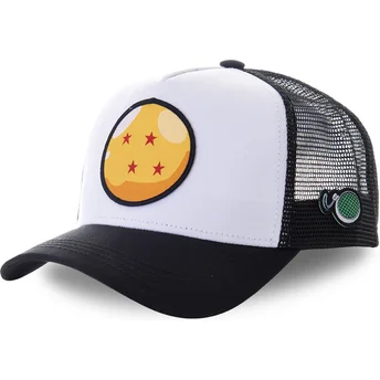 schwarz-weisse-trucker-kappe-dragon-ball-4-sterne-cri2-dragon-ball-von-capslab