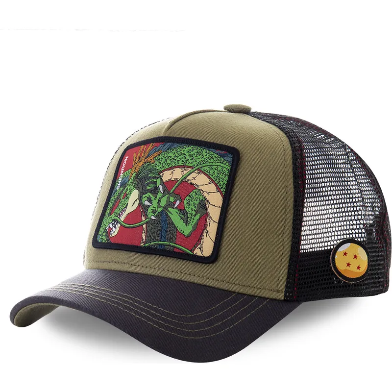 capslab-dragon-ball-shenron-ron1-braune-trucker-kappe