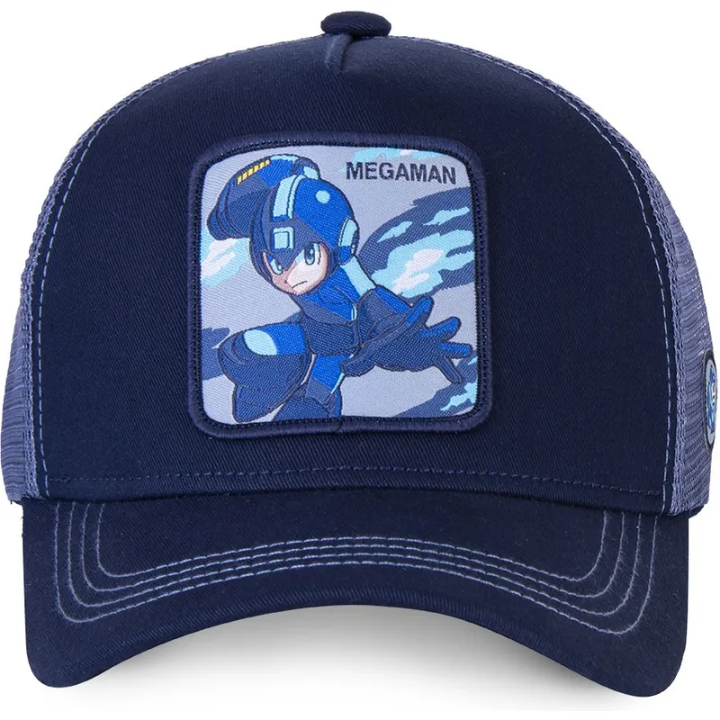 cepice-zaoblena-modra-snapback-her3-mega-man-capslab cepice-zaoblena-modra-snapback-her3-mega-man-capslab