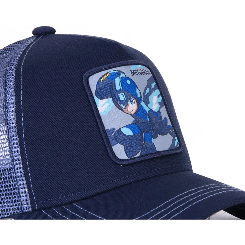 cepice-zaoblena-modra-snapback-her3-mega-man-capslab cepice-zaoblena-modra-snapback-her3-mega-man-capslab