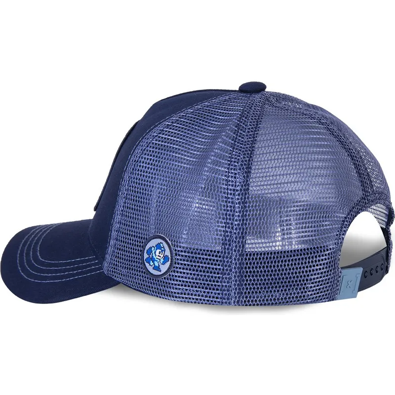 cepice-zaoblena-modra-snapback-her3-mega-man-capslab cepice-zaoblena-modra-snapback-her3-mega-man-capslab
