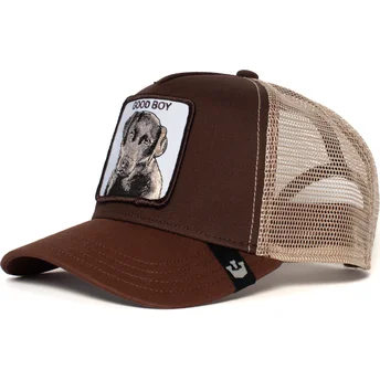 cepice-zaoblena-hneda-snapback-pro-deti-puppy-dog-eyes-the-farm-goorin-bros