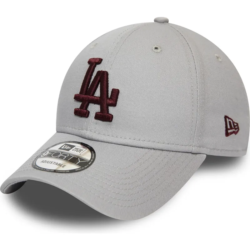 cepice-zaoblena-seda-nastavitelny-9forty-essential-los-angeles-dodgers-mlb-new-era