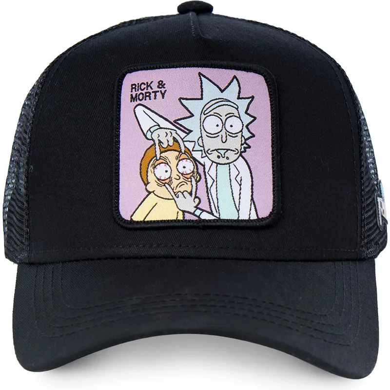 cepice-zaoblena-cerna-snapback-loo1-rick-a-morty-capslab