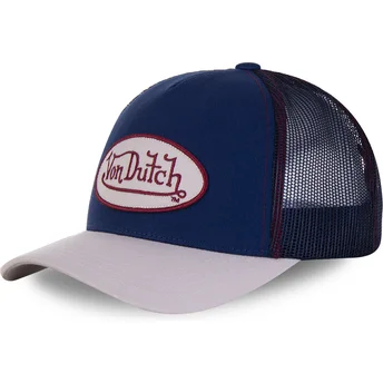 Čepice zaoblená modrá snapback CRE Von Dutch