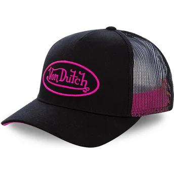 cepice-zaoblena-cerna-snapback-rosa-neo-pin-von-dutch