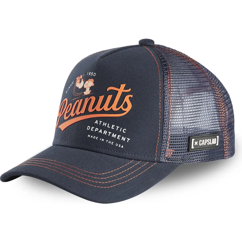 capslab-peanuts-naw2-marineblaue-trucker-kappe