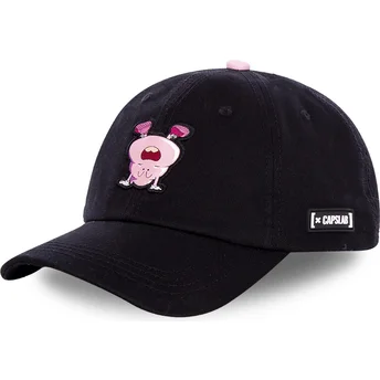 schwarze-snapback-cap-mit-gebogenem-schirm-caca-poo2-dr-slump-von-capslab