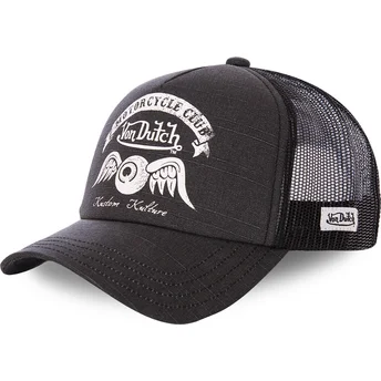 Čepice zaoblená černá snapback CREW8 Von Dutch
