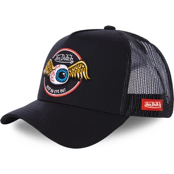 Cap zaoblená black snapback Von Dutch