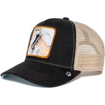 Goorin Bros. G.O.A.T. Ziege Trucker-Cap schwarz und weiß